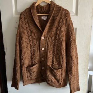 J. Crew Wallace and Barnes wool cardigan L